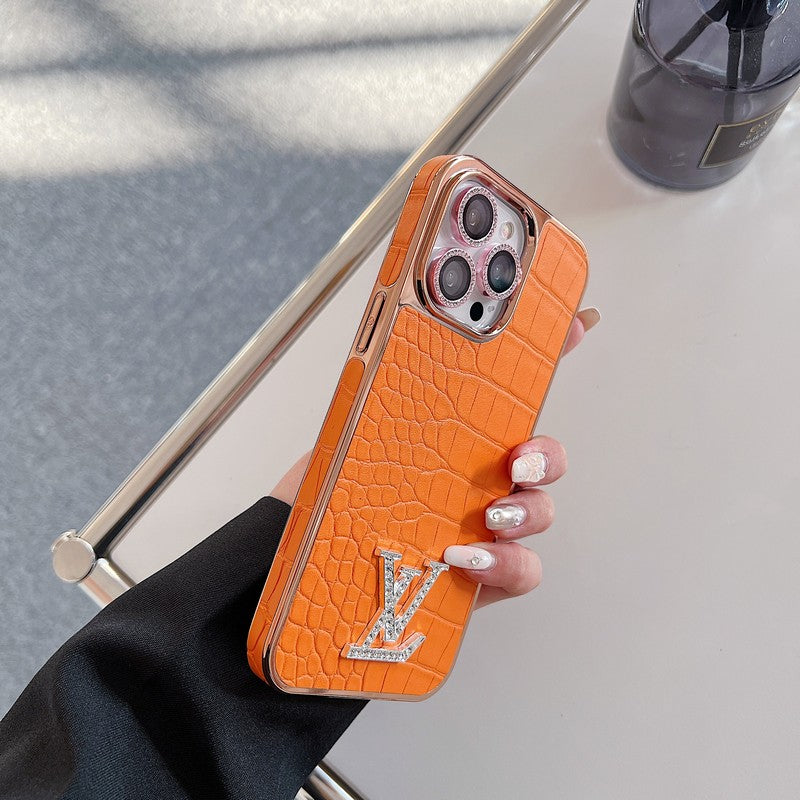 Lou Diamond Logo Rose Gold iPhone Case mysite
