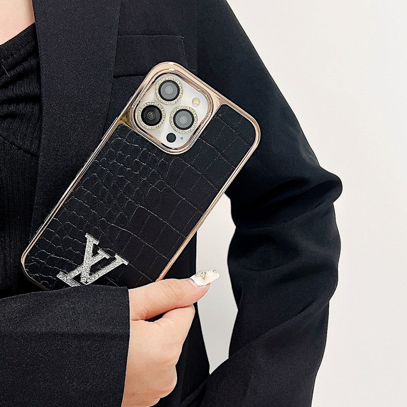 Lou Diamond Logo Rose Gold iPhone Case mysite