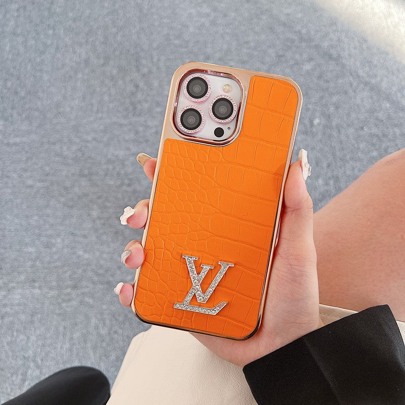 Lou Diamond Logo Rose Gold iPhone Case mysite