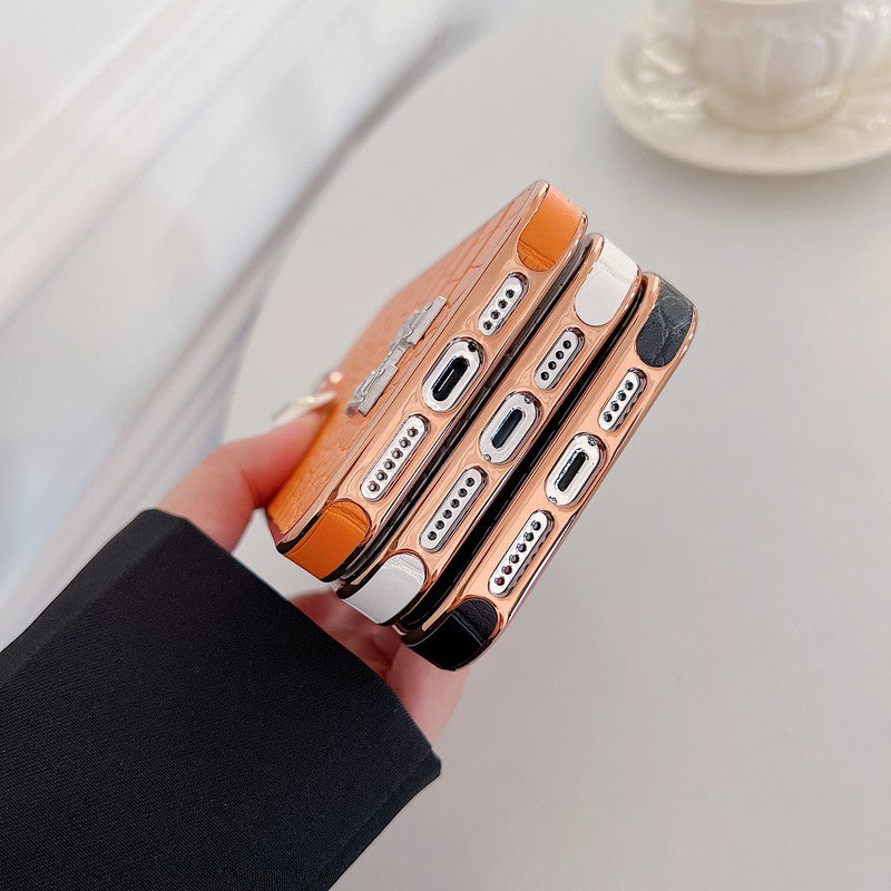 Herm Diamond Logo Rose Gold iPhone Case mysite