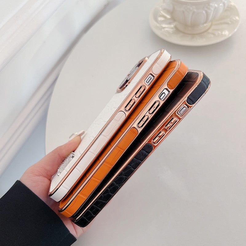 Herm Diamond Logo Rose Gold iPhone Case mysite