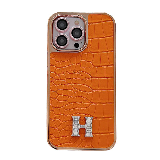 Herm Diamond Logo Rose Gold iPhone Case mysite