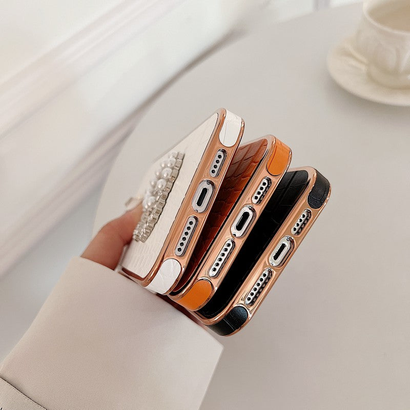 CC Pearl Rose Gold iPhone Case mysite