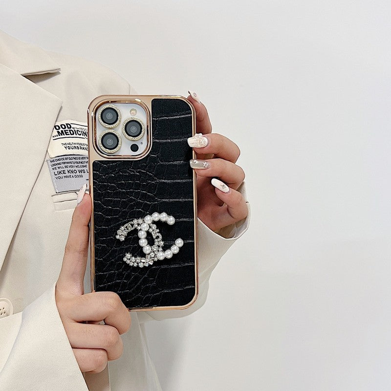CC Pearl Rose Gold iPhone Case mysite