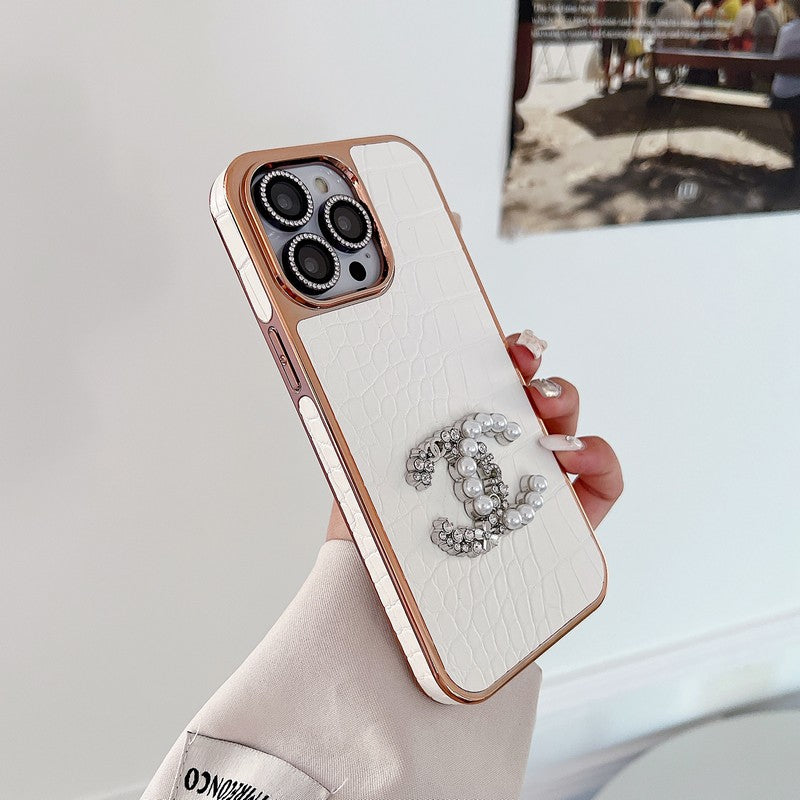 CC Pearl Rose Gold iPhone Case mysite