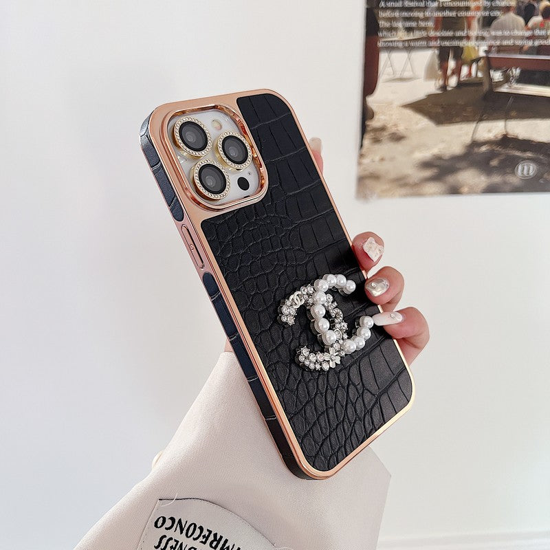 CC Pearl Rose Gold iPhone Case mysite