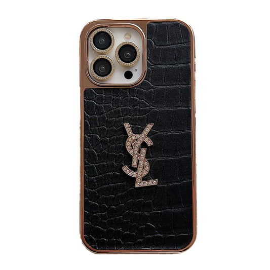 Saint Color Leather Rose Gold iPhone Case mysite