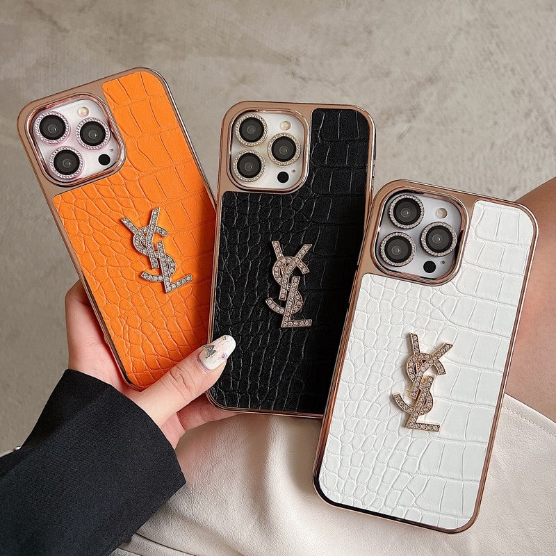 Saint Color Leather Rose Gold iPhone Case mysite