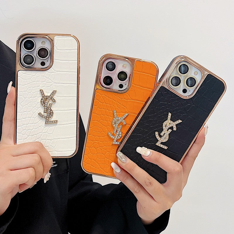 Saint Color Leather Rose Gold iPhone Case mysite