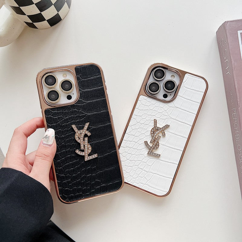 Saint Color Leather Rose Gold iPhone Case mysite