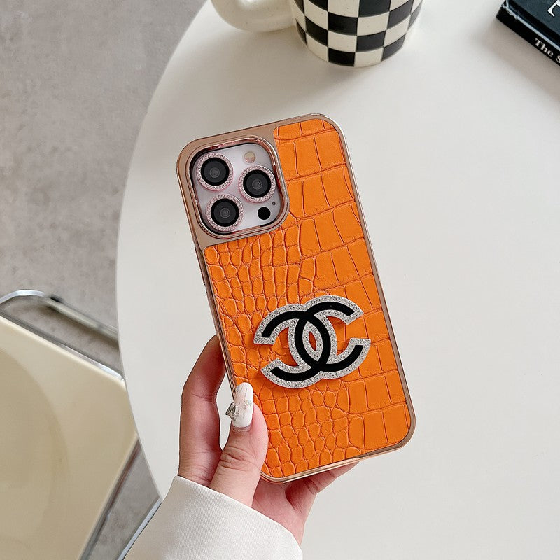CC Diamond Logo Rose Gold iPhone Case mysite