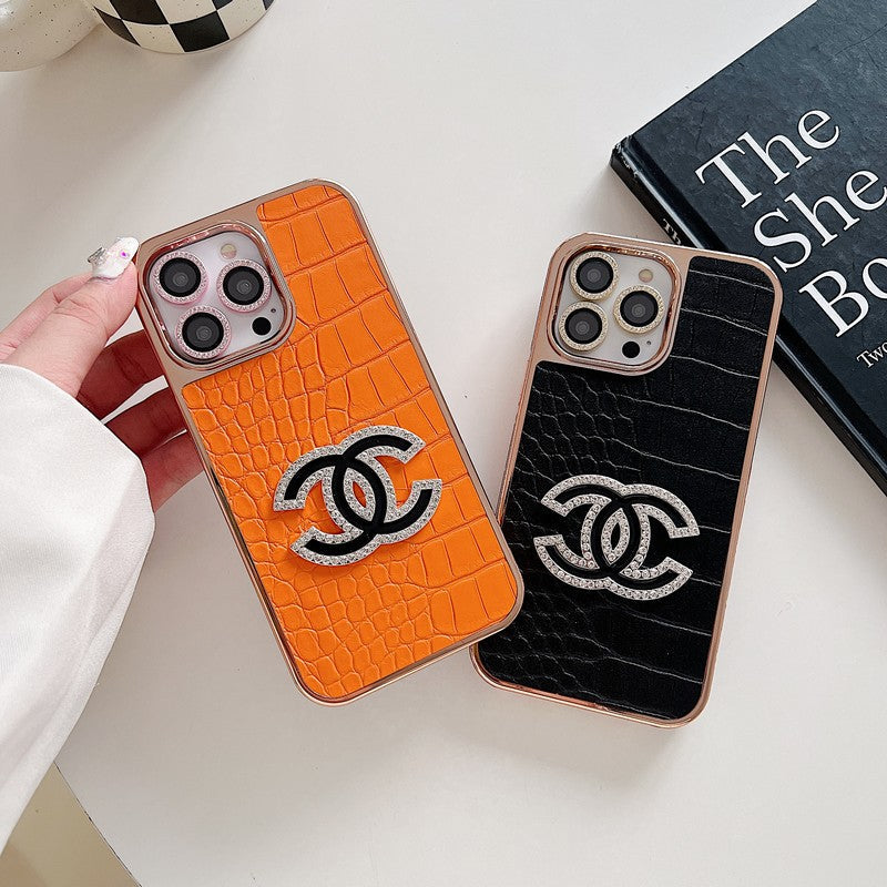 CC Diamond Logo Rose Gold iPhone Case mysite