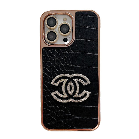 CC Diamond Logo Rose Gold iPhone Case mysite