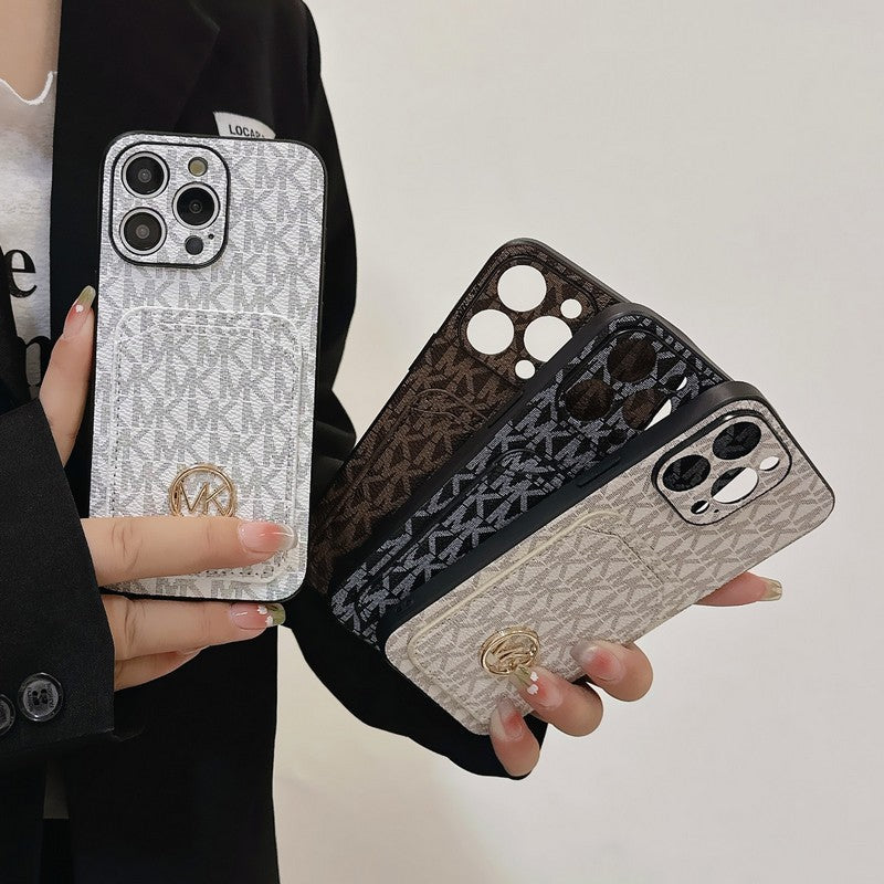 MK Card Bag Gold Logo iPhone Case mysite
