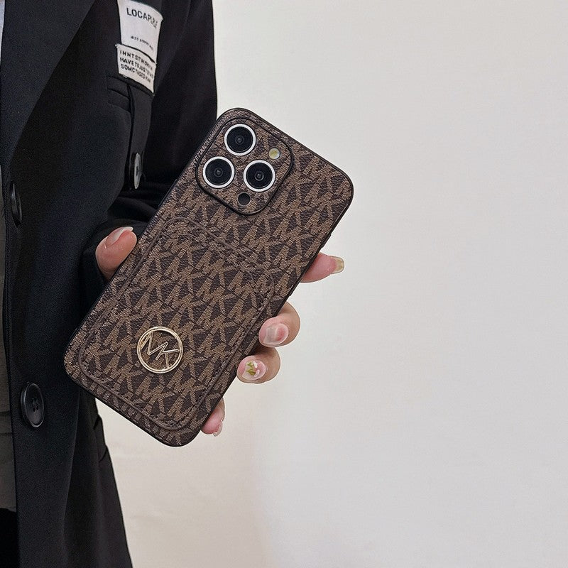 MK Card Bag Gold Logo iPhone Case mysite