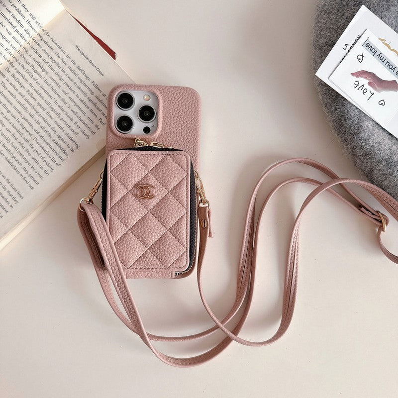 CC Card Bag Color Chain iPhone Case mysite