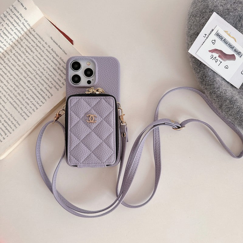 CC Card Bag Color Chain iPhone Case mysite