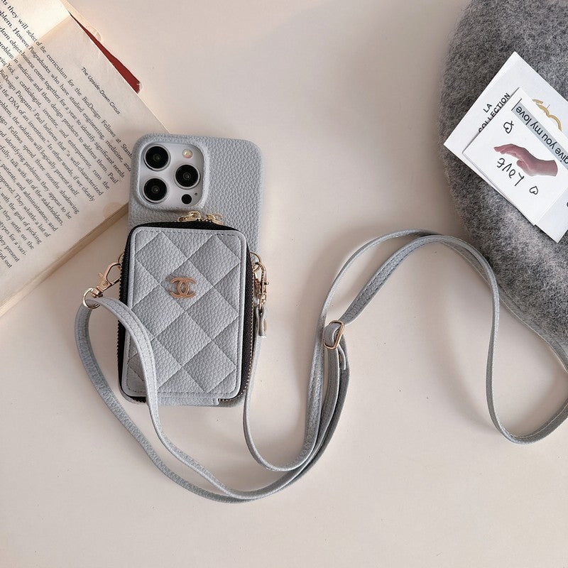 CC Card Bag Color Chain iPhone Case mysite