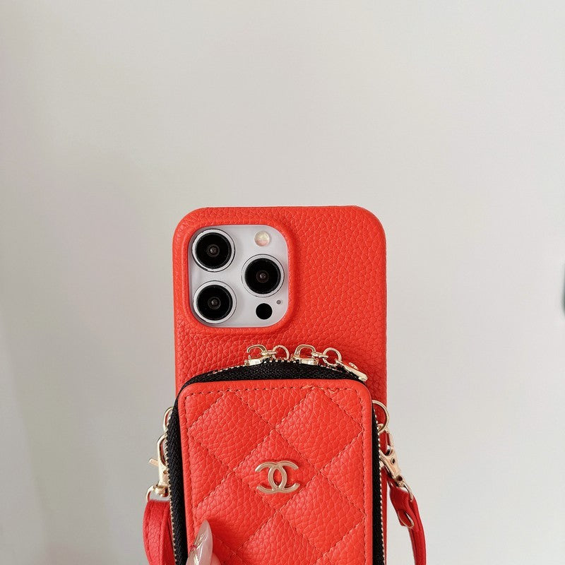 CC Card Bag Color Chain iPhone Case mysite