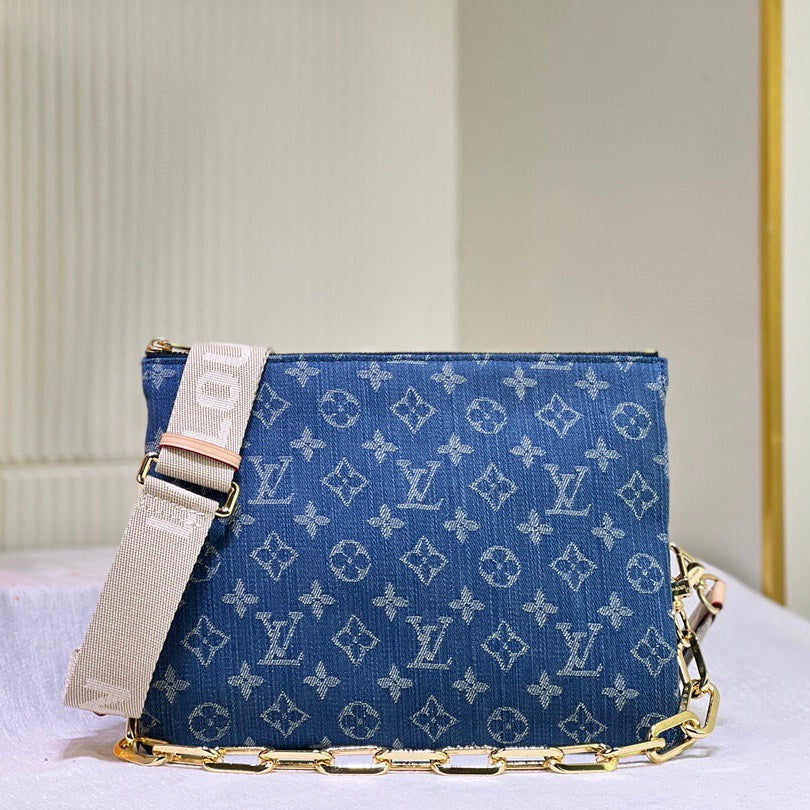 Blue Embroidery Design Bag mysite