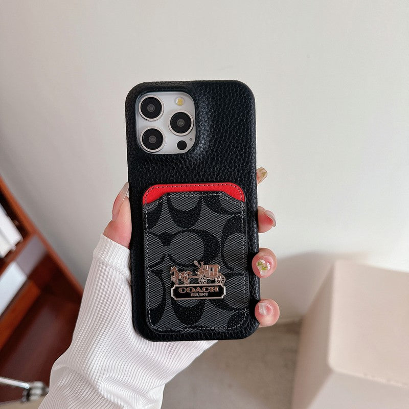Coa Card Bag Leather iPhone Case mysite