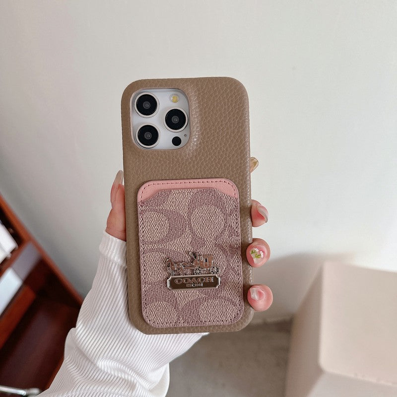 Coa Card Bag Leather iPhone Case mysite