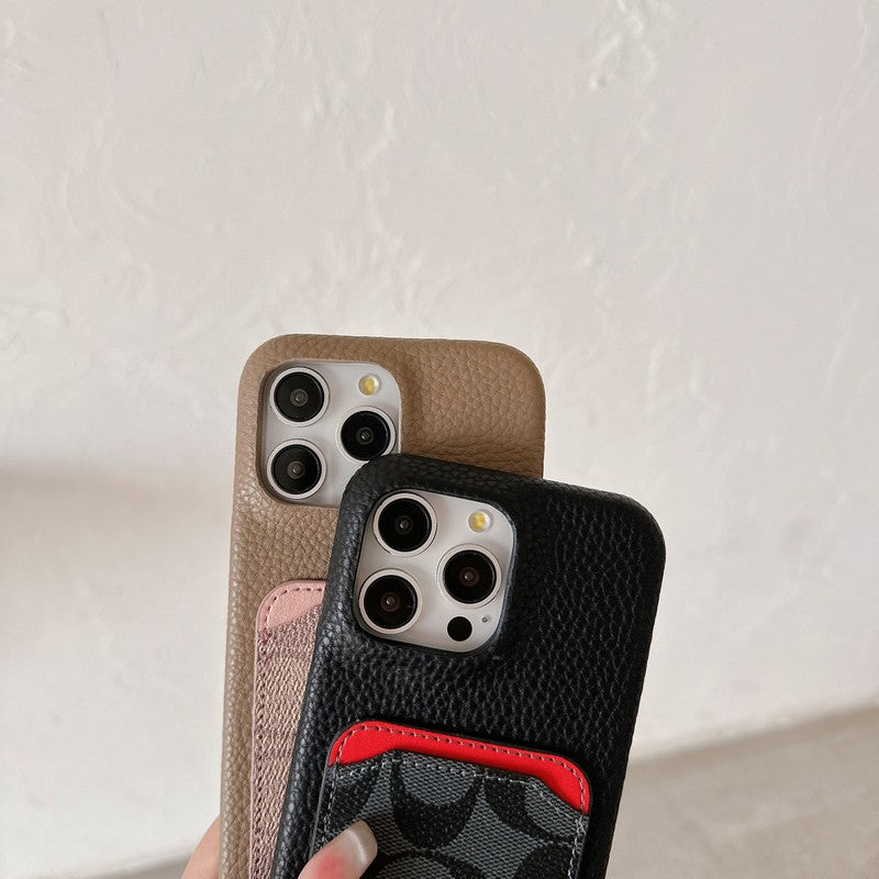 Coa Card Bag Leather iPhone Case mysite