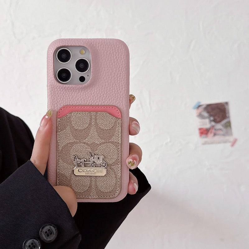 Coa Card Bag Leather iPhone Case mysite