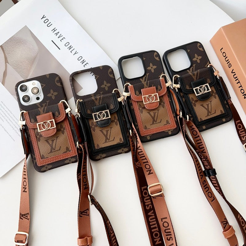 Lou Card Holder Crossbody iPhone Case mysite