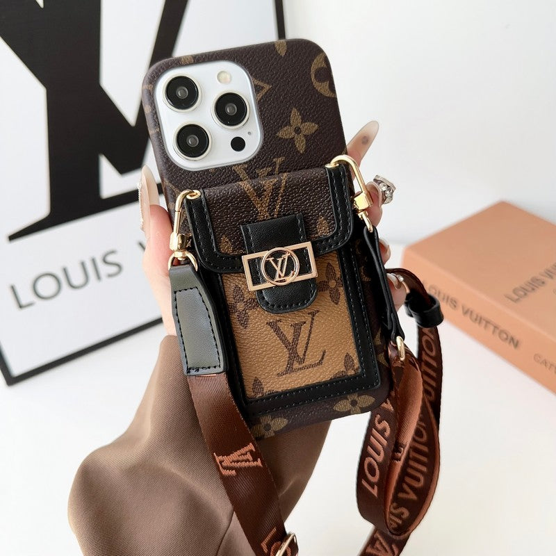 Lou Card Holder Crossbody iPhone Case mysite