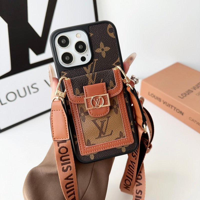 Lou Card Holder Crossbody iPhone Case mysite