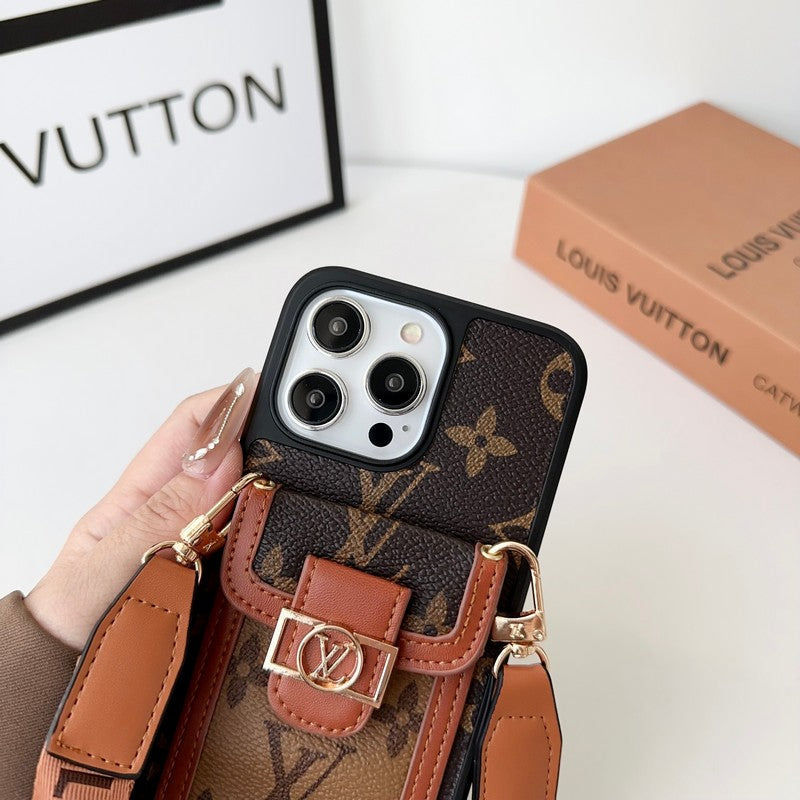 Lou Card Holder Crossbody iPhone Case mysite