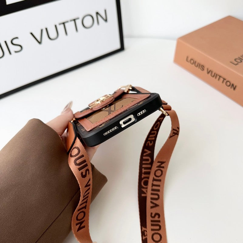 Lou Card Holder Crossbody iPhone Case mysite