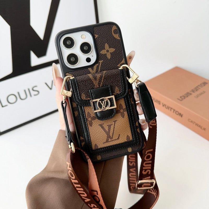 Lou Card Holder Crossbody iPhone Case mysite
