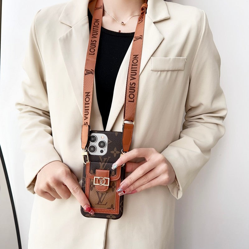 Lou Card Holder Crossbody iPhone Case mysite