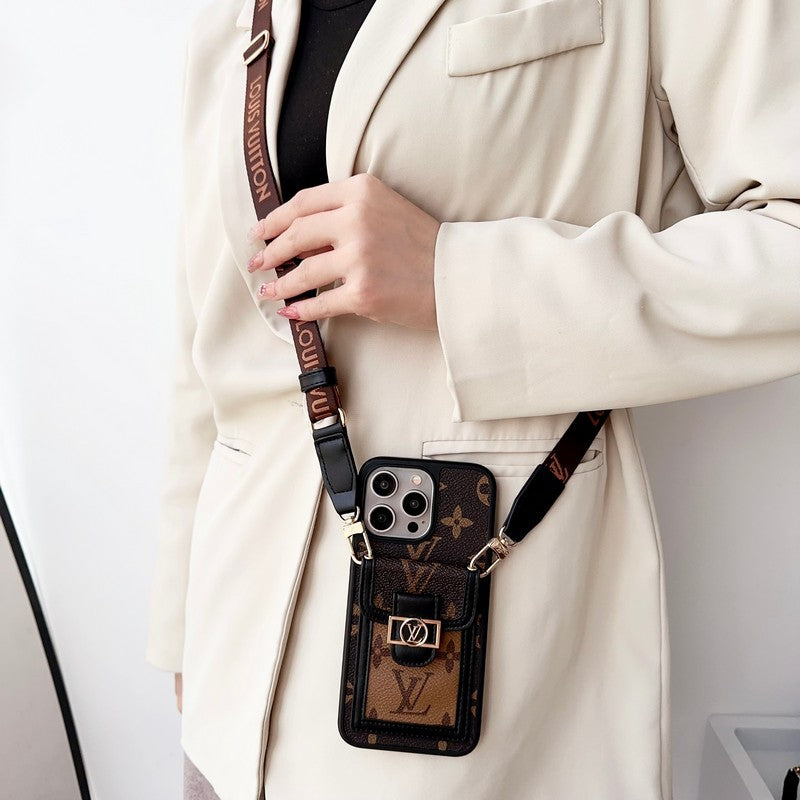 Lou Card Holder Crossbody iPhone Case mysite