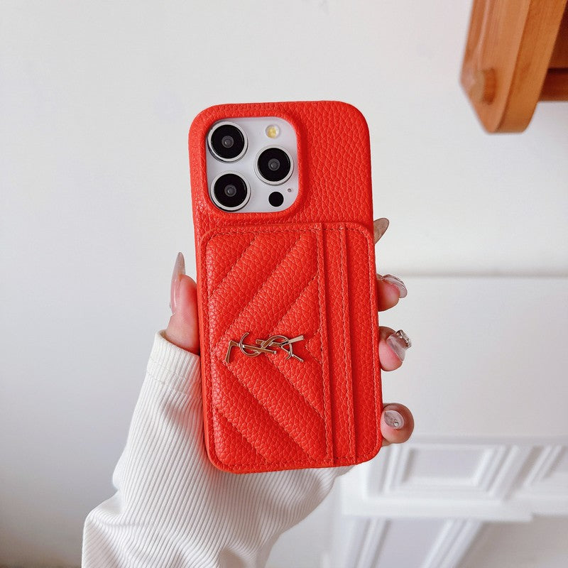 Saint Card Bag Leather iPhone Case mysite