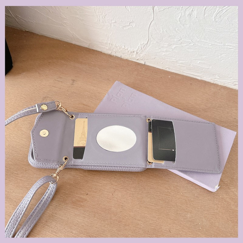 CC Card Bag Color Leather Chain iPhone Case mysite