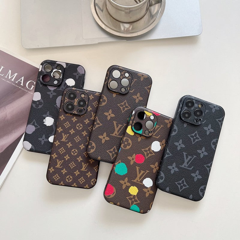 Lou Classic Color Leather iPhone Case mysite