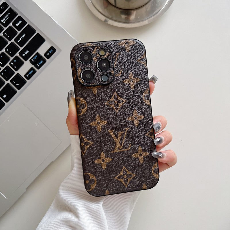 Lou Classic Color Leather iPhone Case mysite