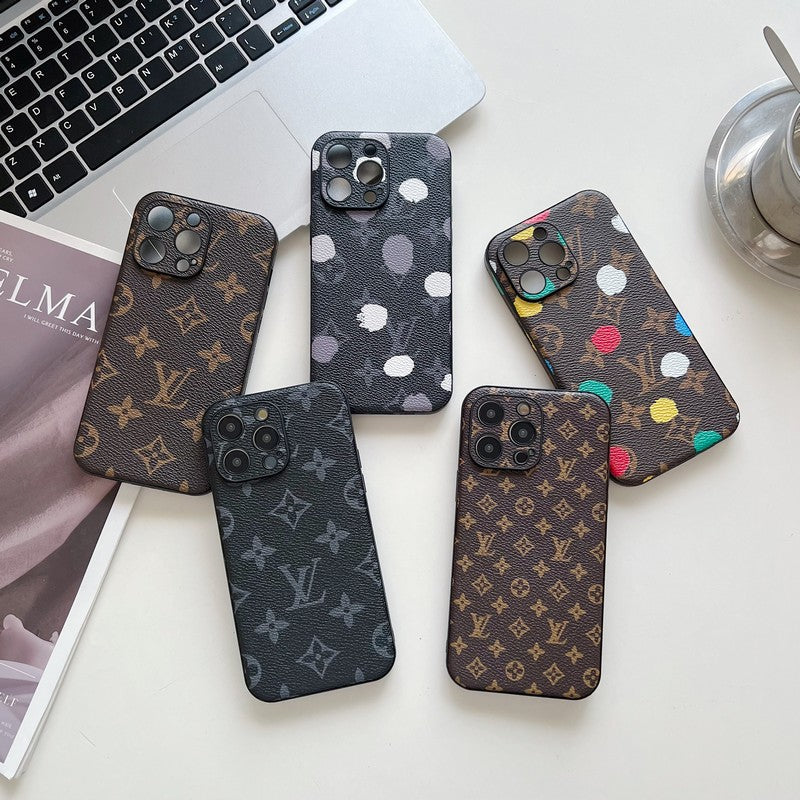 Lou Classic Color Leather iPhone Case mysite