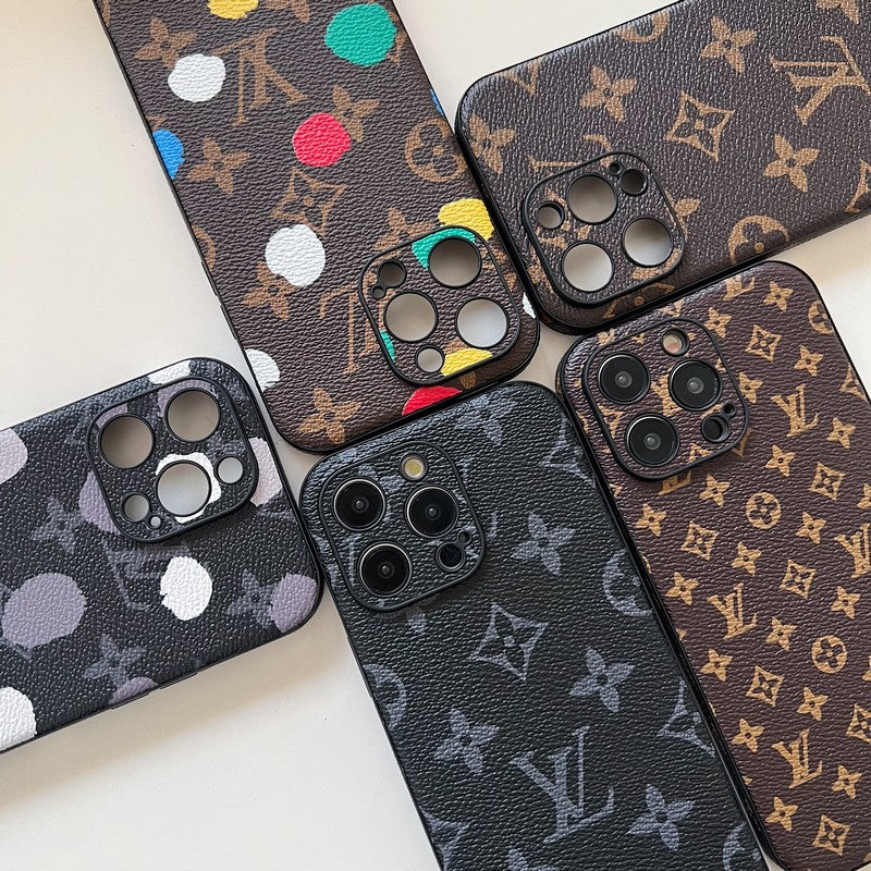 Lou Classic Color Leather iPhone Case mysite