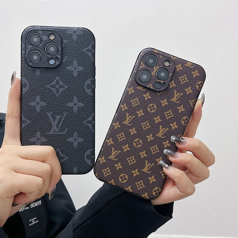 Lou Classic Color Leather iPhone Case mysite