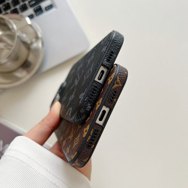 Lou Classic Color Leather iPhone Case mysite