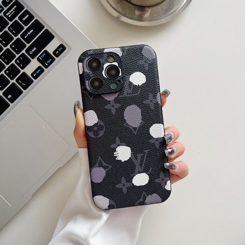 Lou Classic Color Leather iPhone Case mysite