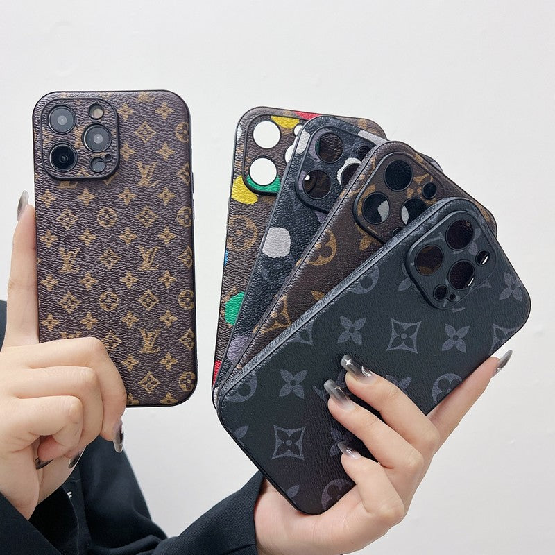 Lou Classic Color Leather iPhone Case mysite