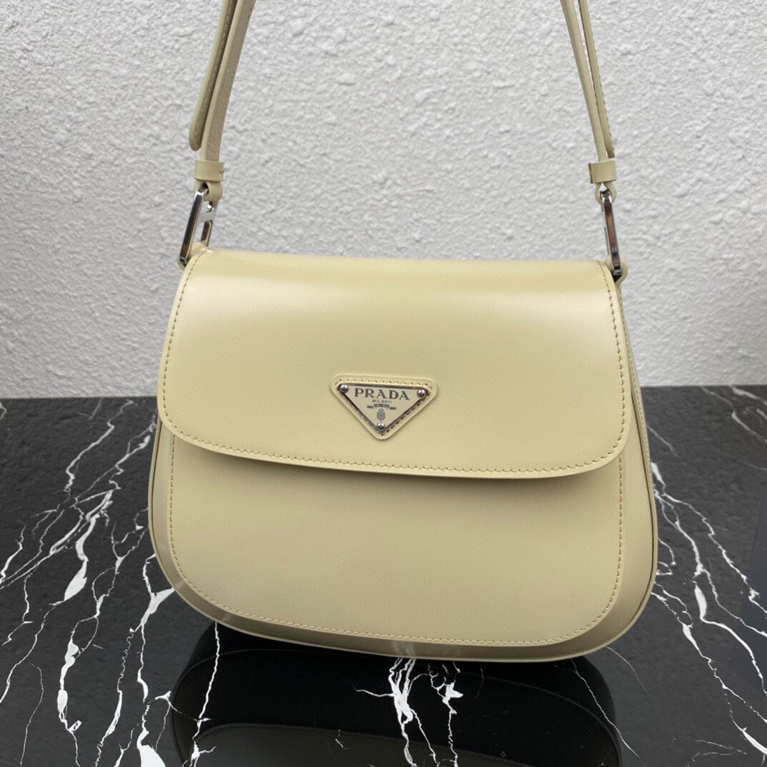 CLEO 24 BEIGE BRUSHED LEATHER SHOULDER BAG mysite