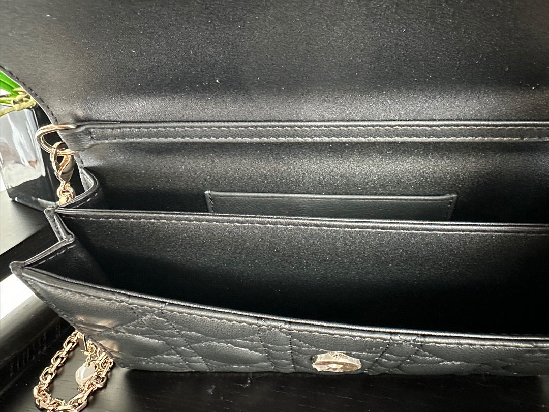 MISS CD 21CM BLACK LAMBSKIN mysite