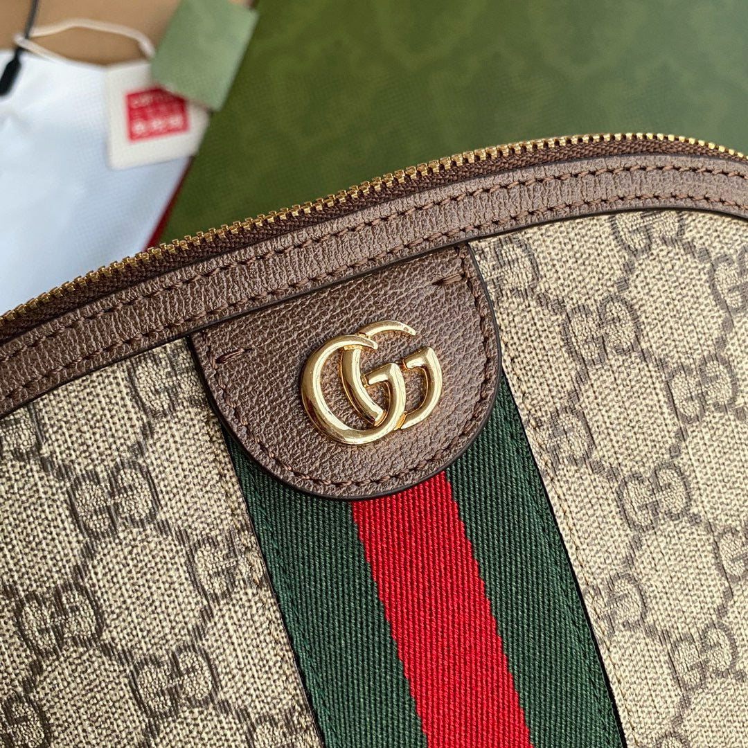 ophidia large 24cm comestic pouch beige monogram canvas mysite