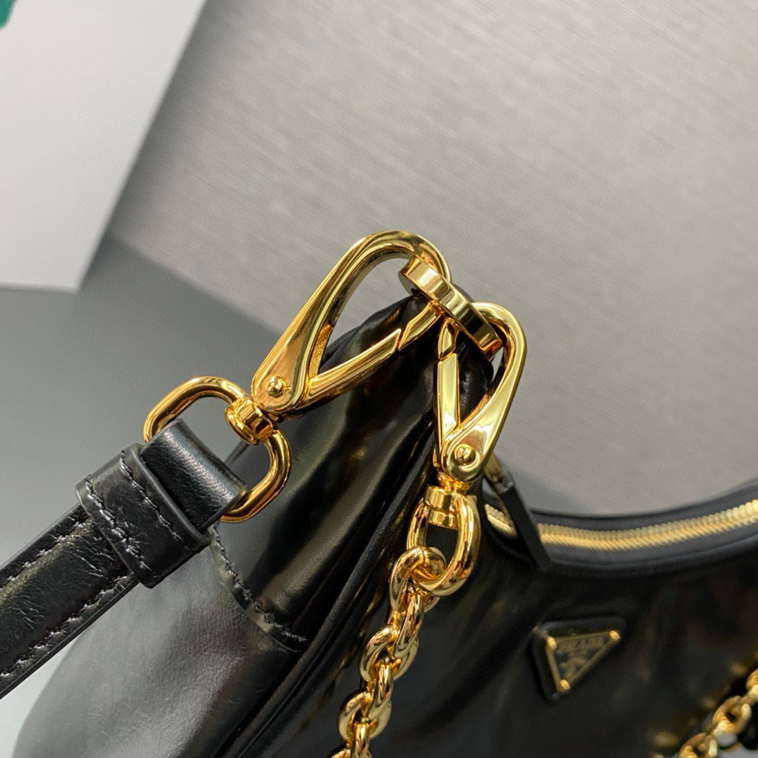 pra hobo bag 22cm re-edition 2005 black calfskin mysite